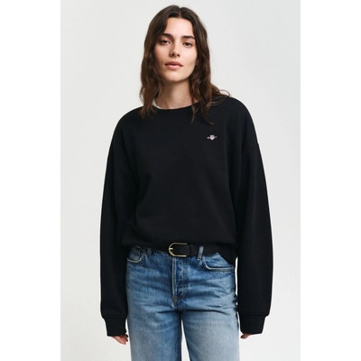 Gant Shield C-Neck Sweat čierna