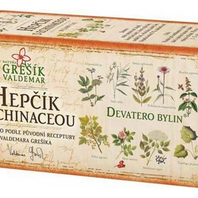 Grešík čaj Hepčík s echinaceou 20 x 1,5 g
