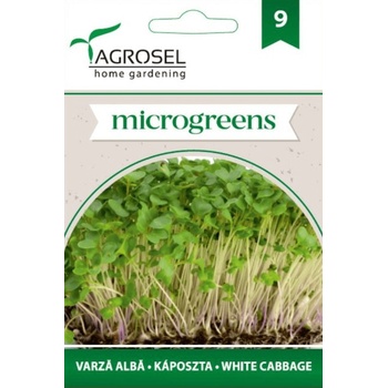 Agrosel Семена за Микро Бяло зеле (Brassica oleracea var capitata) - 8 гр