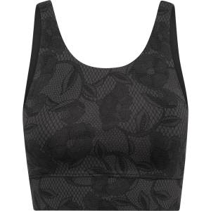Hey Honey Дамски спортен сутиен Hey honey Women's Bustier Dark Lace Sports bra - Violet / Multicolor - размер XS (114-3719-0111)