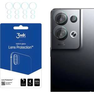 3mk Protection 4x Стъкло за камера 3mk за Oppo Reno 8 Pro+ - Прозрачен KP20519