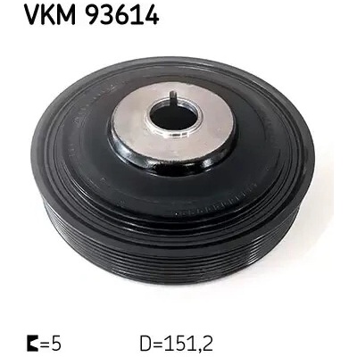 SKF Řemenice klikového hřídele SK VKM93614