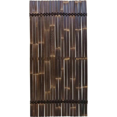 Panel z bambusových lamiel tmavohnedej farby š 90 x v 200 cm