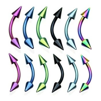 Šperky4U piercing do obočí kónus OB01048-AB