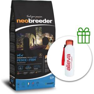Alleva NEO BREEDER кучешка възрастен среден и макси риба 12 кг + термобутилка безплатно