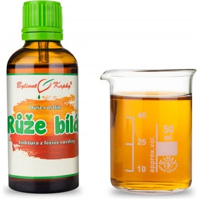 Bylinné kapky Růže bílá květ tinktura 50 ml