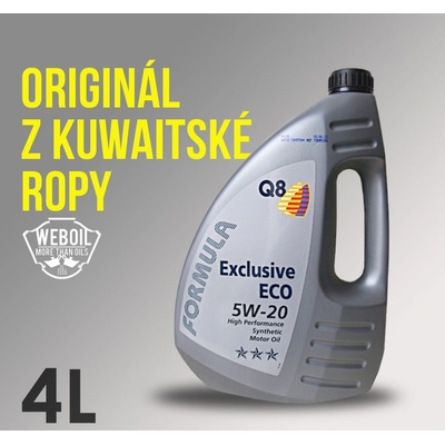 Q8 Oils Formula Exclusive Eco 5W-20 4 l
