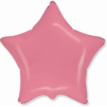 Image 1 of Flexmetal Фолиев балон - Звезда, пастелно червено 45 см