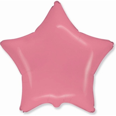 Flexmetal Фолиев балон - Звезда, пастелно червено 45 см