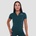 GymBeam Дамска къса тениска Ignite Cropped Dark Green L