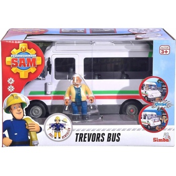 Simba 109251073 Požiarnik Sam Trevorov autobus 21 cm