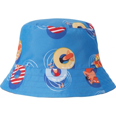 Dětský oboustranný UV klobouček Reima Viehe Cool Blue