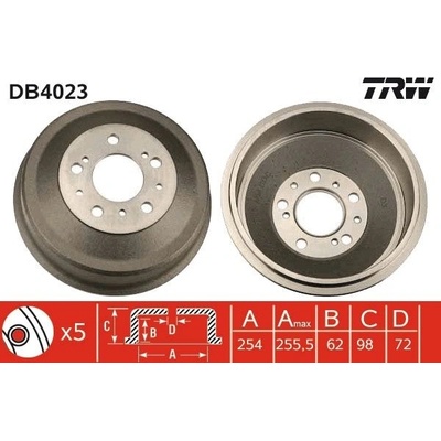 Brzdový buben TRW DB4023 DB4023