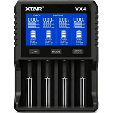 XTAR VX4 s LCD displejom, 4 porty, 18650 / 21700 / AA / AAA