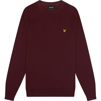 Блуза Lyle and Scott Merino Crew Knit Sweater - Burgundy Z562