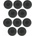 Jabra 14101-46 възглавничка за слушалка Кожа Черен 10 броя (14101-46)