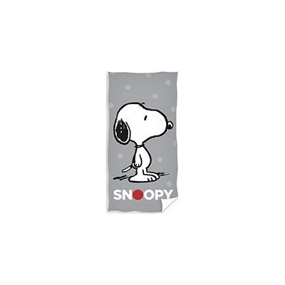 TipTrade detská osuška Snoopy Grey 100% bavlna frote 70 x 140 cm