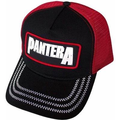 Pantera B&W Patch Black & Red