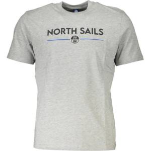 North sails Мъжка тениска с къс ръкав north sails, Цвят Сив (902837000_gr0926)