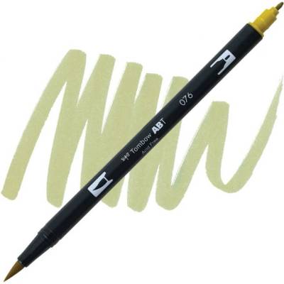 Akvarelová oboustranná fixa TOMBOW ABT, Green Ochre (076)