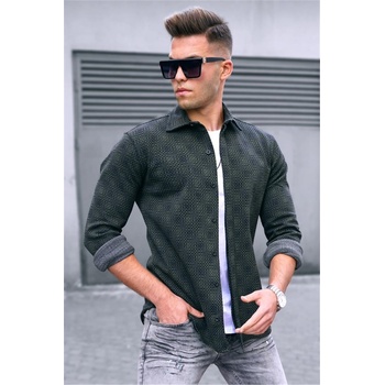 Madmext Мъжка риза - 5516 - Каки #312084 (312084_Хаки)