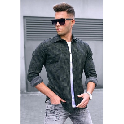 Madmext Мъжка риза - 5516 - Каки #312084 (312084_Хаки)