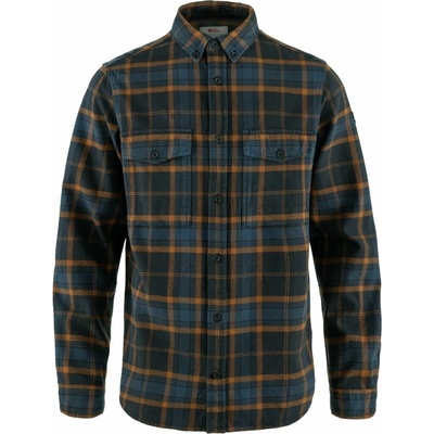Fjällräven Övik Twill košile dark navy/chestnut