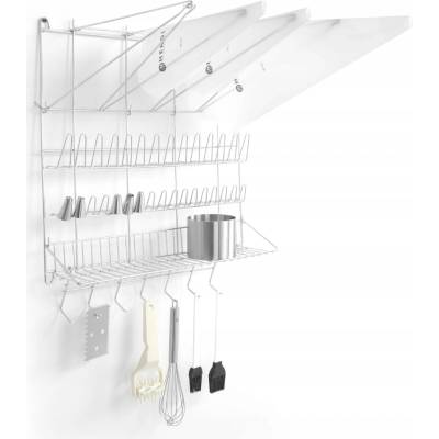 Hendi Nástěnná police nejen na plnící sáčky, 500x360x(H)560mm – Zboží Mobilmania