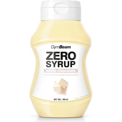 GymBeam ZERO SYRUP Бял шоколад 350 ml