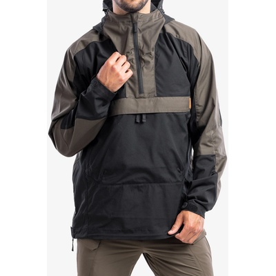 Bunda Helikon-Tex Anorak Woodsman black/taiga green – Zboží Dáma