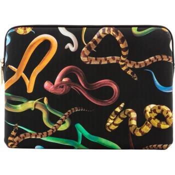 Seletti Чанта за лаптоп TOILETPAPER SNAKES 34, 5 x 25 cм, черна, Seletti (SLT02562)