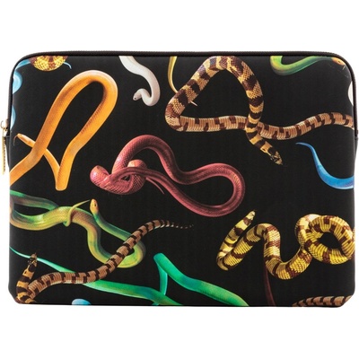 Seletti Чанта за лаптоп TOILETPAPER SNAKES 34, 5 x 25 cм, черна, Seletti (SLT02562)