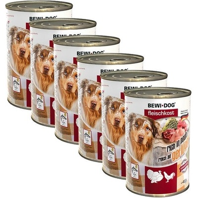Bewi Dog bohaté na hydinu 6 x 400 g