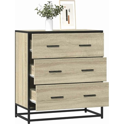 vidaXL 11461.848970 příborník dub sonoma 68 x 35 x 76 cm a kov