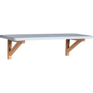 Hübsch Светлосив стенен рафт от декор от дъб 60 cm Arki - Hübsch (881915)