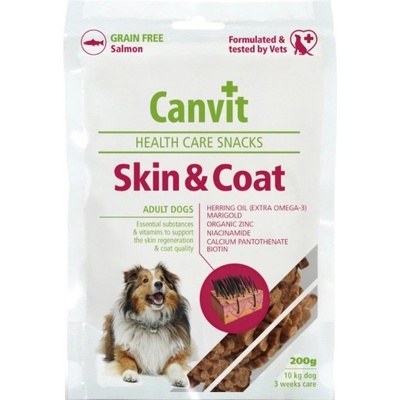 Canvit snack dog Skin & Coat 200 g