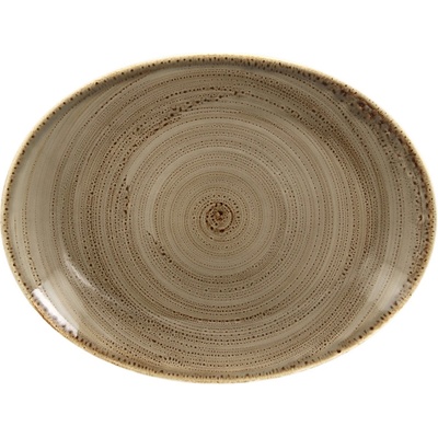 RAK Twirl talíř oválný 36 x 27 cm alga TWNNOP36AL-6