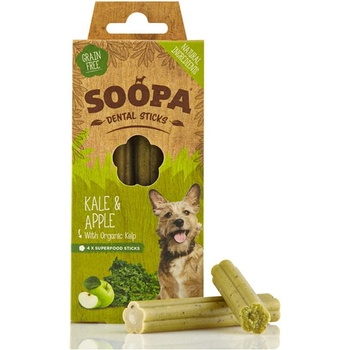 Soopa dentálne tyčinky s kelom a jablkom 100 g
