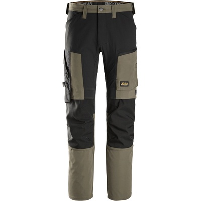 Snickers Workwear Nohavice AW Stretch khaki