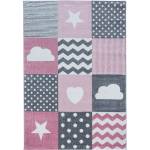 Ayyildiz Розово-сив детски килим 80x150 cm Kids - Ayyildiz Carpets (KIDS801500620PINK)