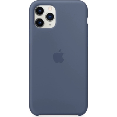 Apple Оригинален гръб Apple за iPhone 11 Pro, Silicone Cover, Alaskan Blue, MWYR2ZM/A