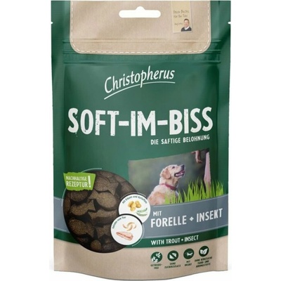 Christopherus Soft-Im-Biss Pstruh + hmyz rybičky 125 g