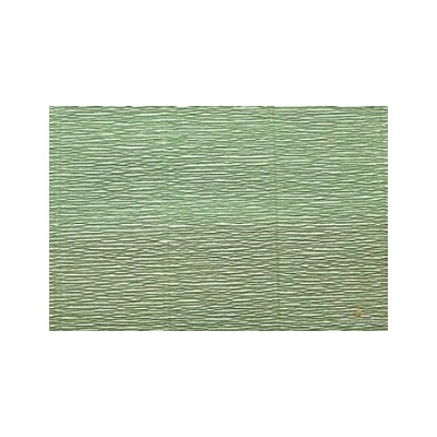 Krepový papír 180g role 50cm x 2,5m hráškově zelený 562
