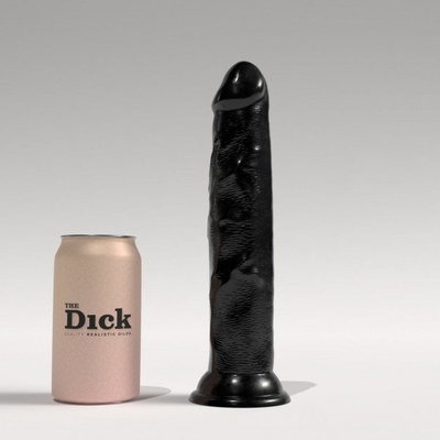 The Dick TD09 Dante čierne realistické dildo 26 x 5,1 cm