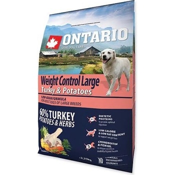 Ontario Large Weight Control Turkey & Potatoes & Herbs 2,25 kg
