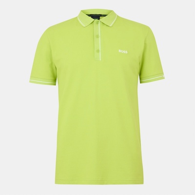 Boss Блуза с яка Boss Men's Paule Short-Sleeve Polo Shirt - Bright Green