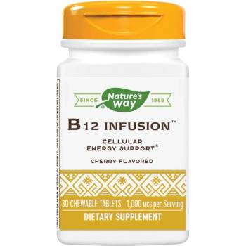 Image 1 of Nature's Way B12 Infusion1000 mcg | Methylcobalamine [30 Дъвчащи таблетки]