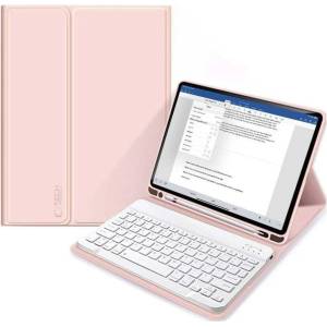 Tech-Protect Калъф с Клавиатура за iPad 11th A16/ 10th, Tech-Protect SC Pen Keyboard Case, Розов (9490713927663)