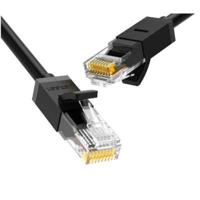 Мрежов кабел Ugreen 20159 Ethernet patchcord RJ45 Cat 6 UTP 1000Mbps 1м - черен (20159)