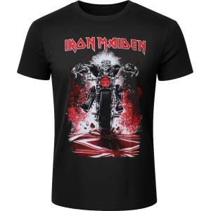 Low frequency мъжка тениска Iron Maiden - Eddie Biker - LOW FREQUENCY - IM0022TSS